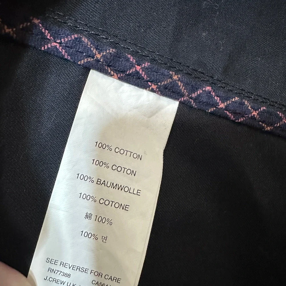 J.Crew Womens Downtown‎ Field Jacket Size XS Coated Cotton City Trench Travel